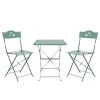 Butlers Table et chaises DAISY JANE (3 éléments) - Fer - Vert