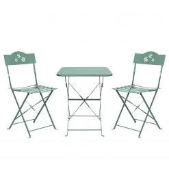 Butlers Table et chaises DAISY JANE (3 éléments) - Fer - Vert