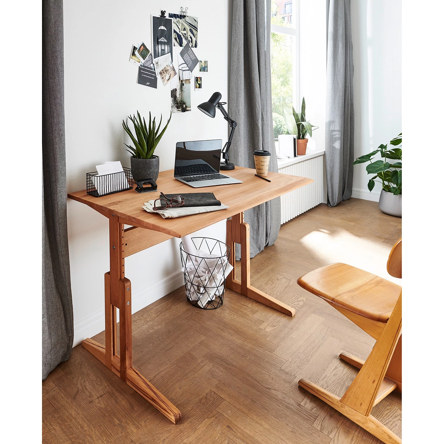 Naturoo Bureau enfant Muxia - Duramen de hĂȘtre massif â Image 2