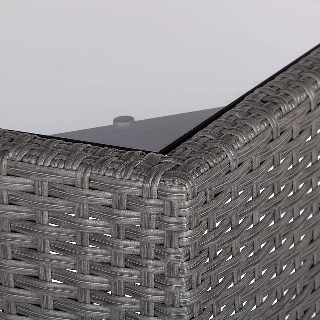 Set de bar de jardin Paradise Lounge - 5 éléments - Polyrotin gris – Image 14